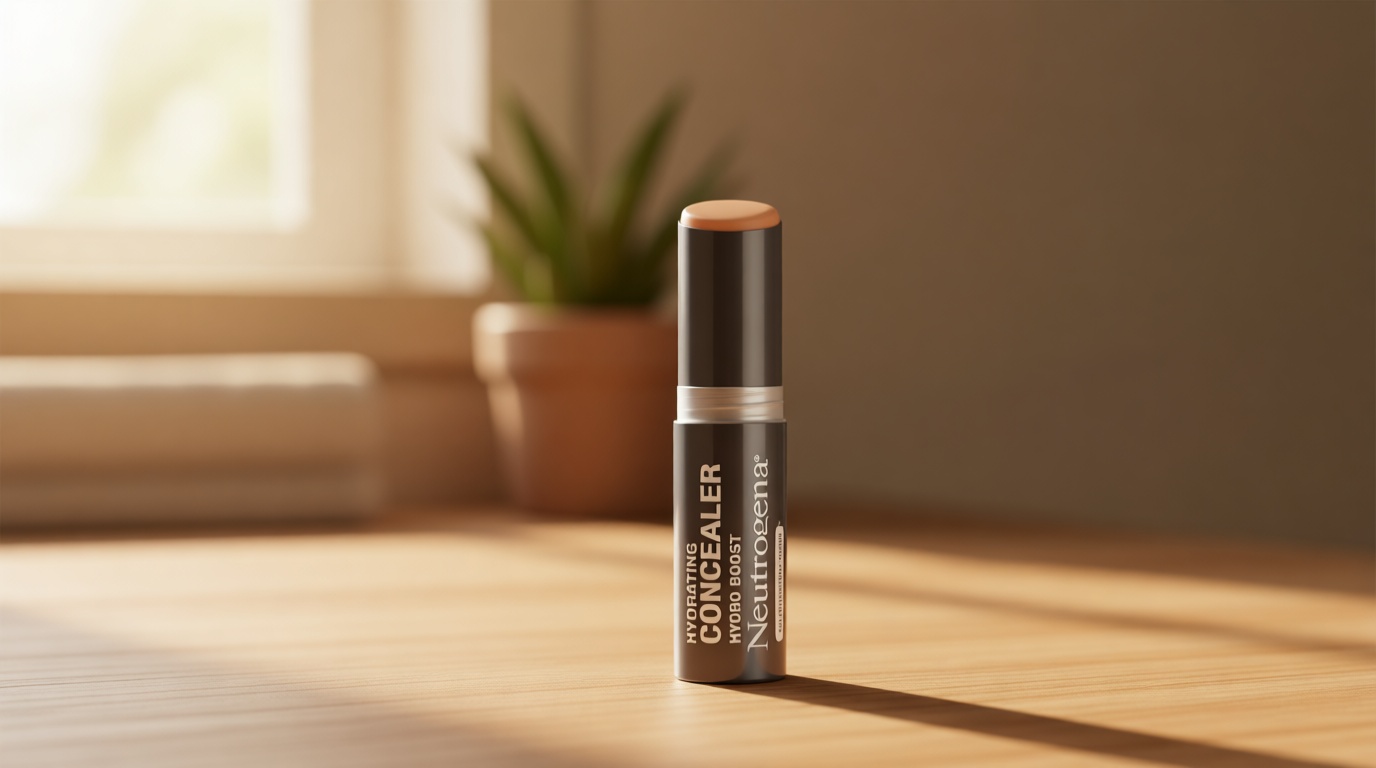 Neutrogena Hydro Boost Hydrating Concealer Stick, Oil-Free, Lightweight Cover-Up Makeup with Hyaluronic Acid Refreshes Dry Skin & Provides Buildable Coverage, 10 Fair, 0.12 Oz