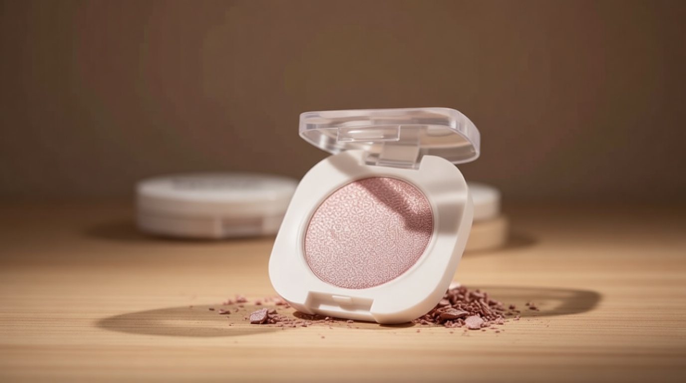 Champagne Shimmer Cream Eyeshadow, Light Gold Sheer Metallic Glow Glitter Eye Shadow for Mature Skin, Lightweight Blendable, Subtle Shimmer, Crease-Proof, Vegan & Cruelty-Free Sombras para Ojos