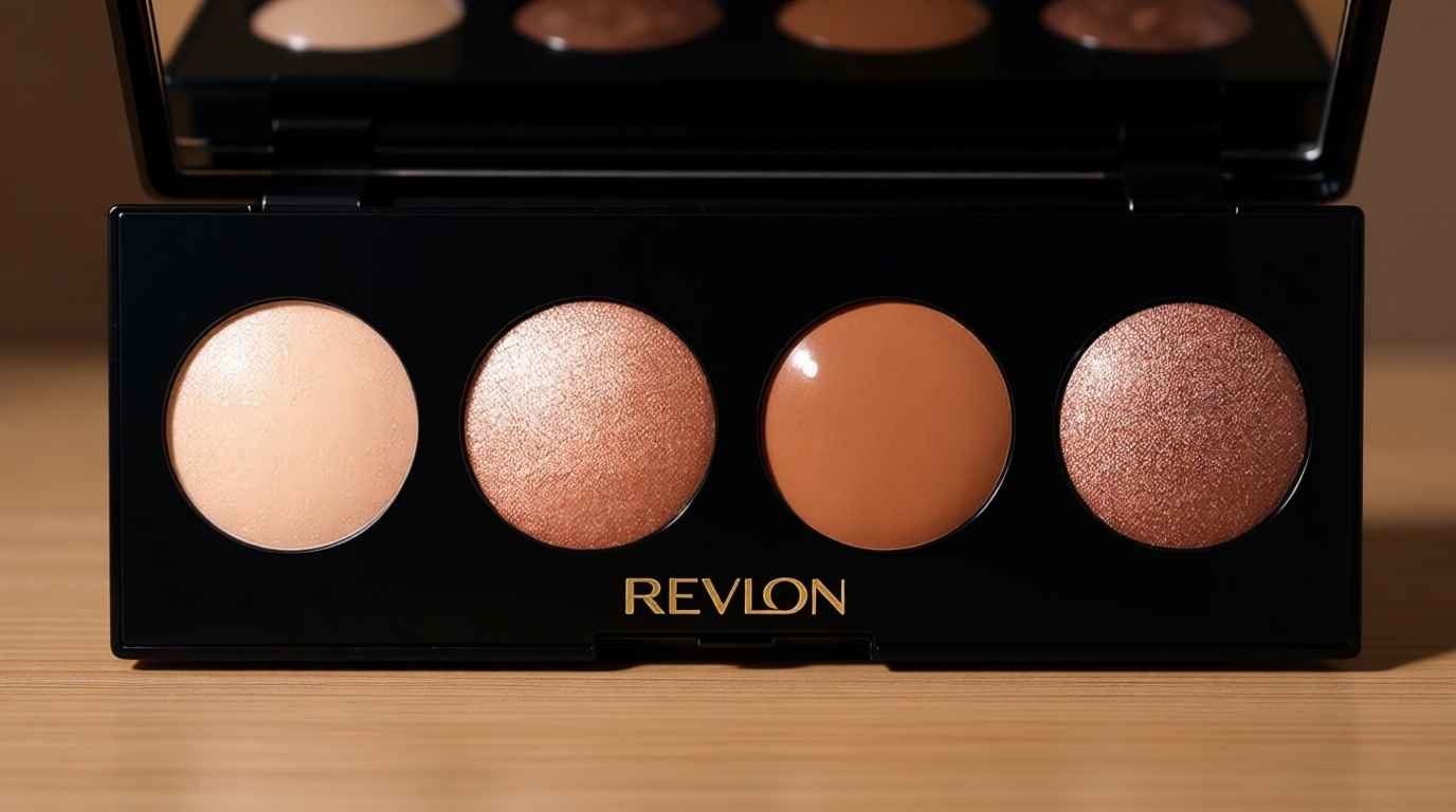 Revlon Crème Eyeshadow Palette, Illuminance Eye Makeup with Crease- Resistant Ingredients, Creamy Pigmented in Blendable Matte & Shimmer Finishes, 710 Not Just Nudes, 0.12 Oz