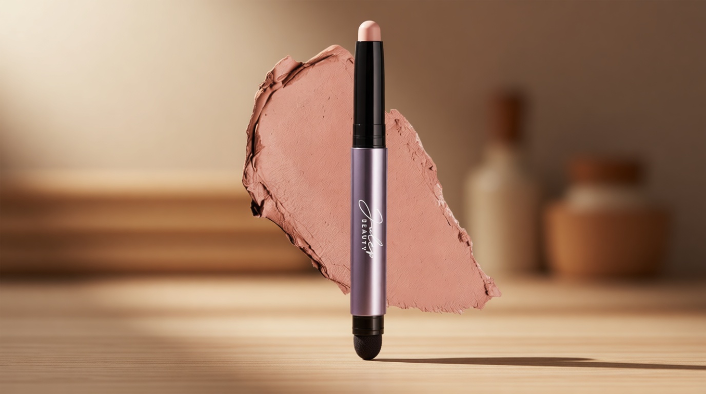 Julep Eyeshadow 101 Cream-to-Powder Waterproof Shadow Stick – Putty Matte – Long-Lasting, Crease-Proof, Neutral & Soft Matte Eyeshadow with Built-in Smudger