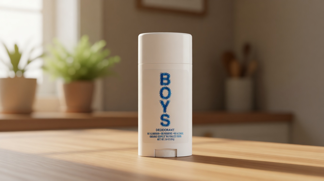 Level Up Boys Deodorant: Aluminum-Free, Alcohol-Free, Paraben-Free, 24 Hr Odor Protection, Clean Fresh Scent, Kids & Tweens, Made in the USA