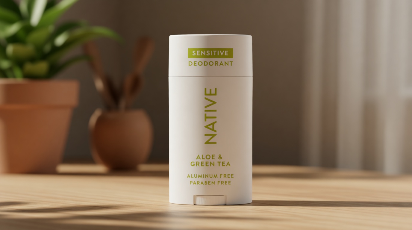 Native Sensitive Deodorant Contains Naturally Derived Ingredients, 72 Hour Odor Control | Deodorant for Women & Men, Aluminum Free with Baking Soda, Coconut Oil and Shea Butter, Aloe & Green Tea