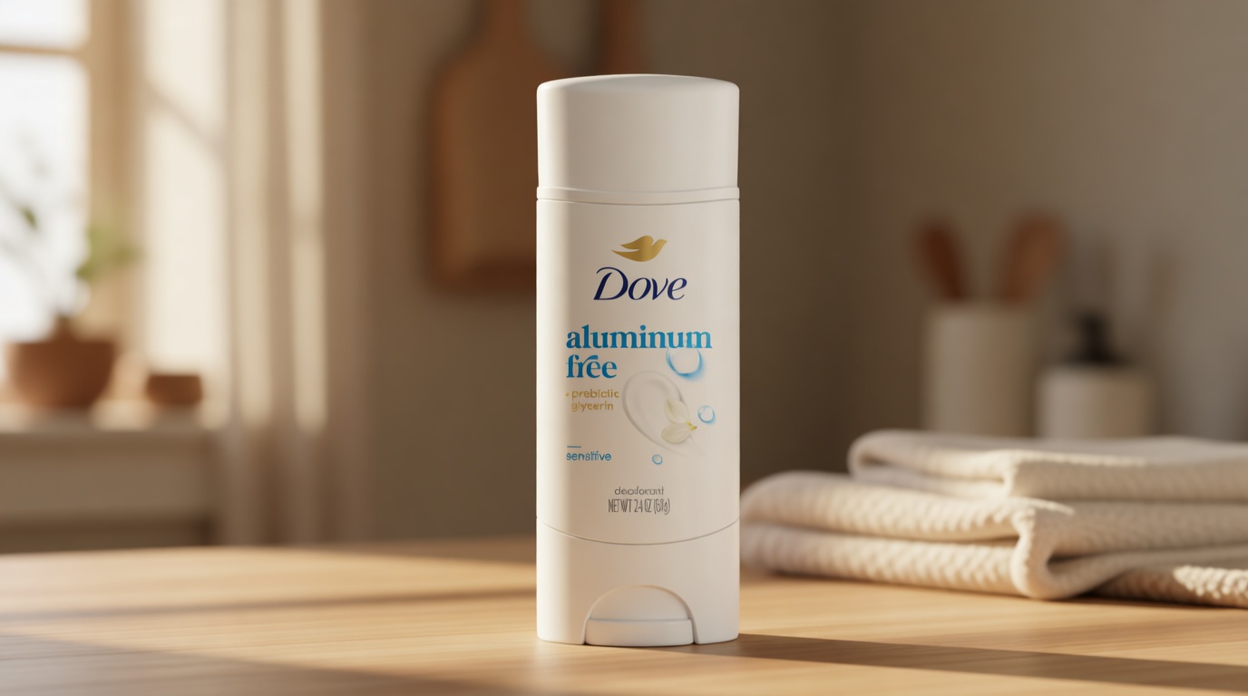 Dove Deodorant Stick Sensitive for 72 Hour Odor Protection Aluminum Free 2.4 oz