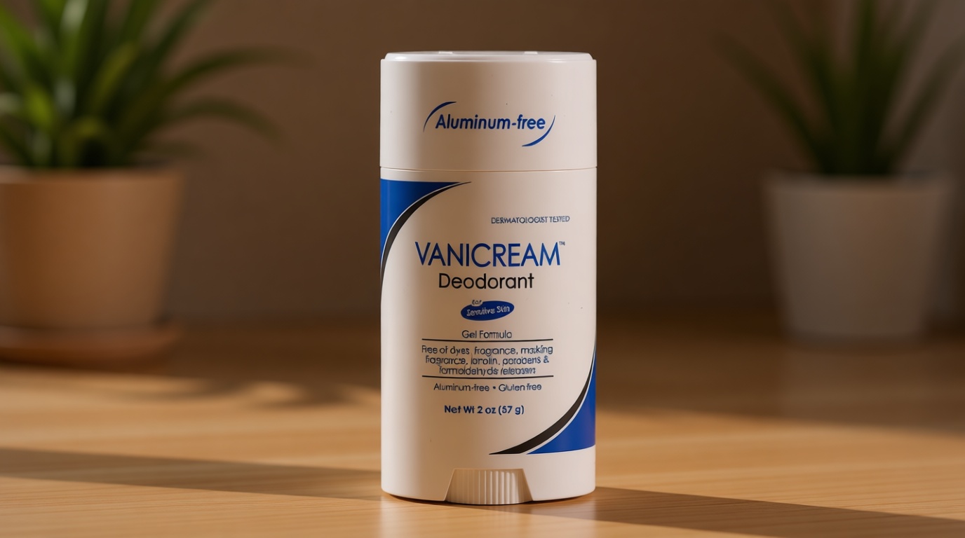 Vanicream Aluminum-Free Gel Deodorant - 2 oz - Unscented Formula for Sensitive Skin
