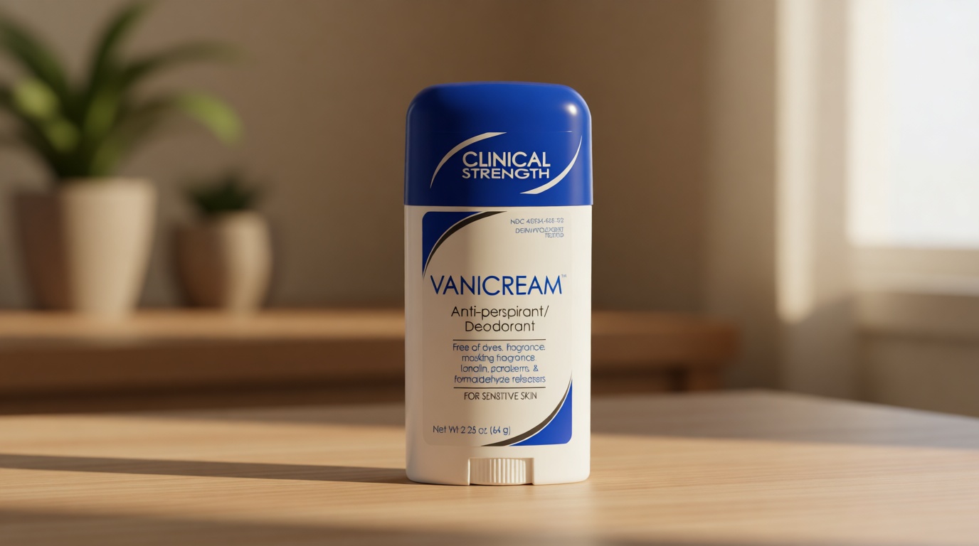 Vanicream Anti-Perspirant Deodorant for Sensitive Skin - 2.25 oz - Clinical-Strength Deodorant with 24-Hour Protection - Unscented