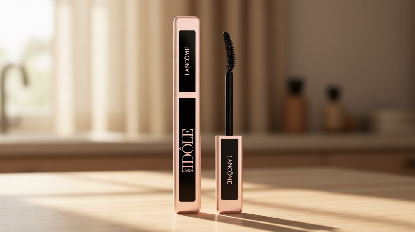 Lancôme Lash Idôle Lash-Lifting & Volumizing Mascara - Black Mascara for Instant Volume, Length & Lift - Smudge Proof & Up To 24H Wear - Black