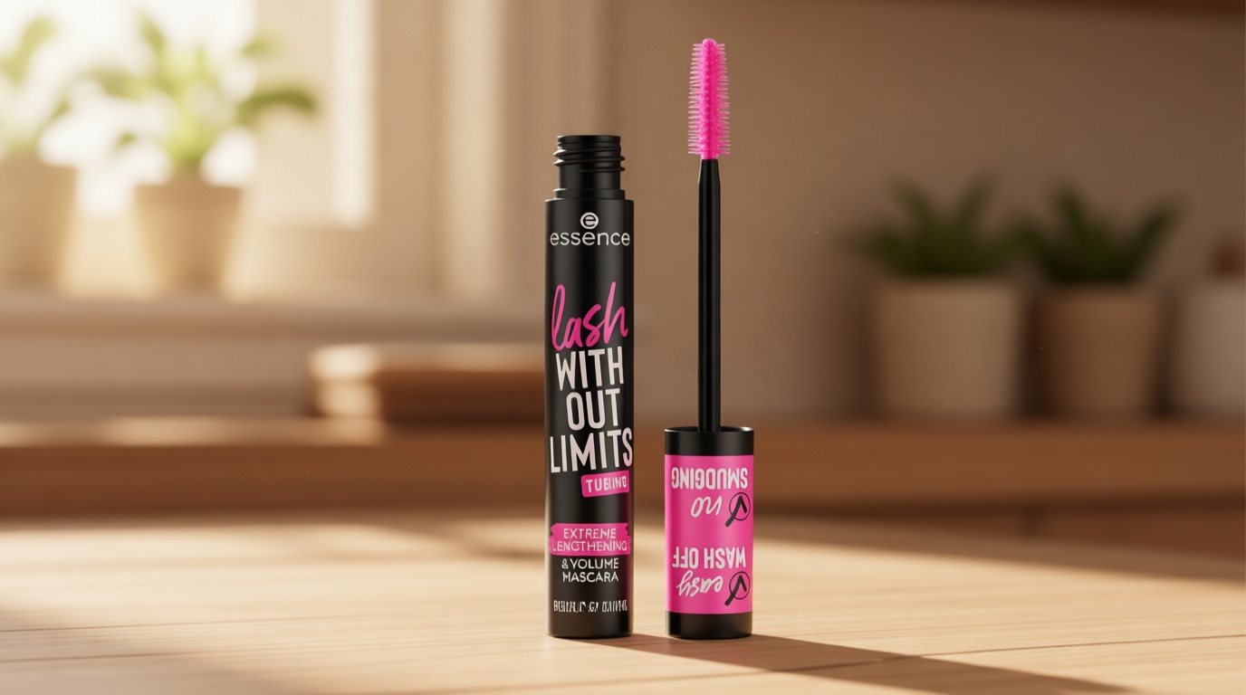 essence | Lash Without Limits Tubing Extreme Lengthening & Volume Mascara | Waterproof & Tubing| Vegan, Cruelty Free & Paraben Free