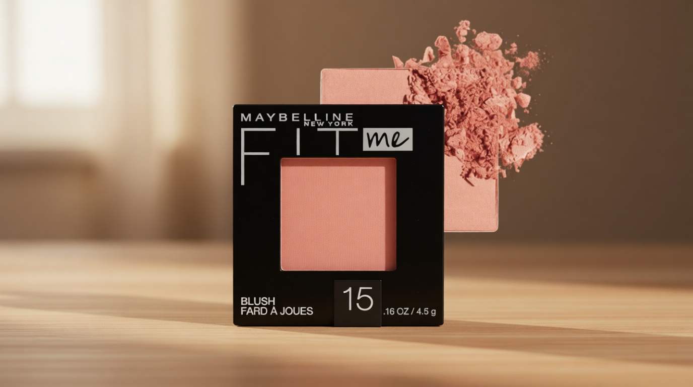 Maybelline Fit Me Blush, Lightweight, Smooth, Blendable, Long-lasting All-Day Face Enhancing Makeup Color, Nude, 1 Count