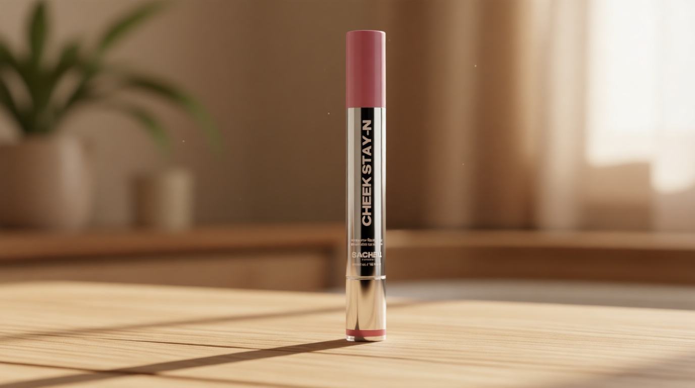 Sacheu Cheek STAY-N Liquid Blush for Cheeks — High Pigment, Buildable, Lightweight Cream Blush for Dewy & Radiant Flushed Cheeks — Long-lasting & Cruelty Free, I'm Guilty