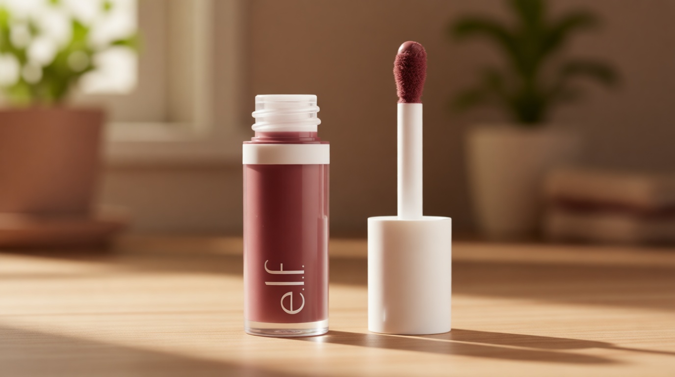 e.l.f. Camo Liquid Blush, Long-lasting Liquid Blush For High-pigment Color, Creates A Soft, Dewy Finish, Vegan & Cruelty-free, Suave Mauve