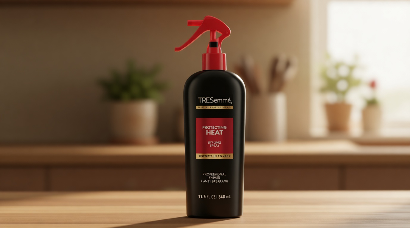 TRESemmé Styling Spray Protecting Heat for Taming Frizz & Reducing Breakage, with Protection up to 450°, 11.5 Fl Oz