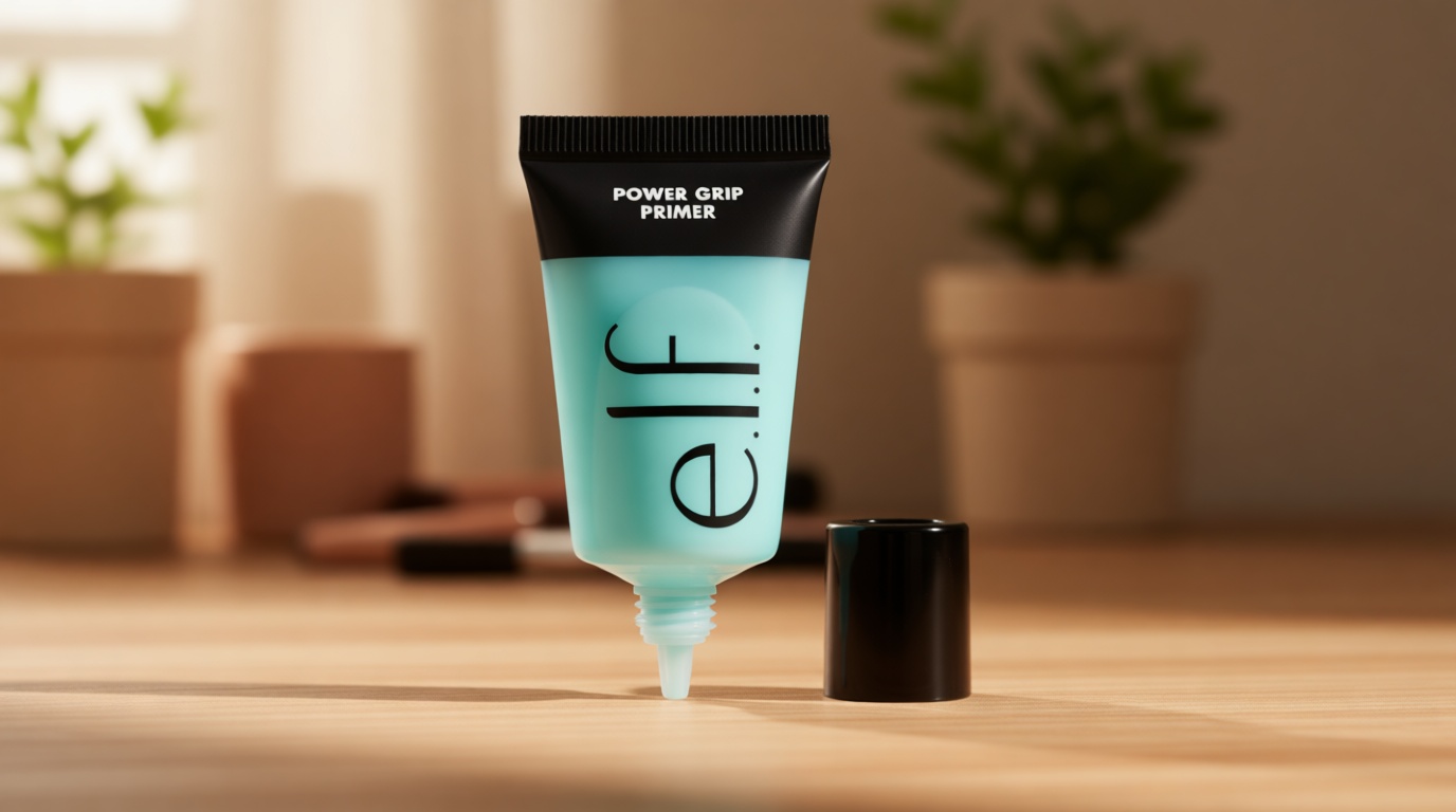 e.l.f. Power Grip Primer Mini, Gel-Based & Hydrating Face Primer For Smoothing Skin & Gripping Makeup, Moisturizes & Primes