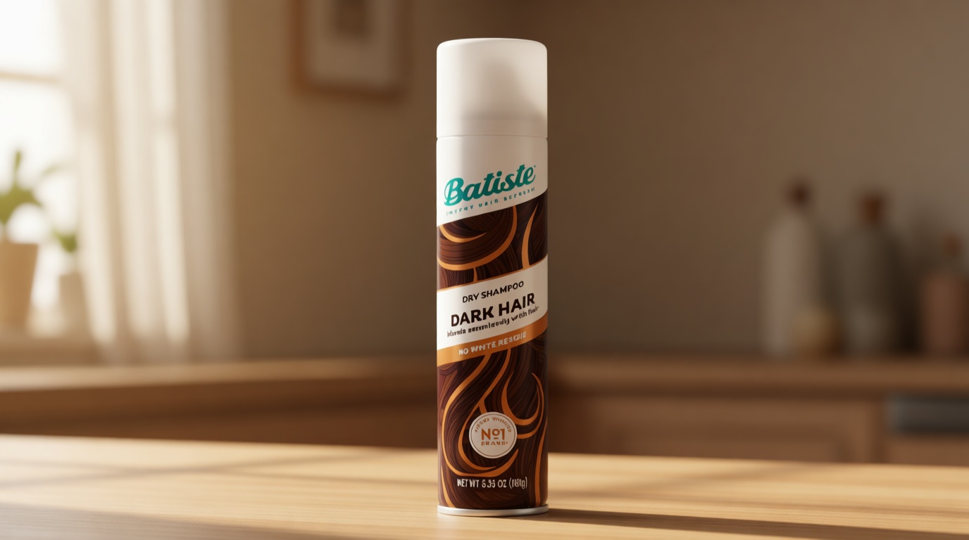 Batiste Dry Shampoo for Dark Hair, Refresh Hair and Absorb Oil Between Washes, Waterless Shampoo for Added Hair Texture and Body, 6.35 OZ Dry Shampoo Bottle