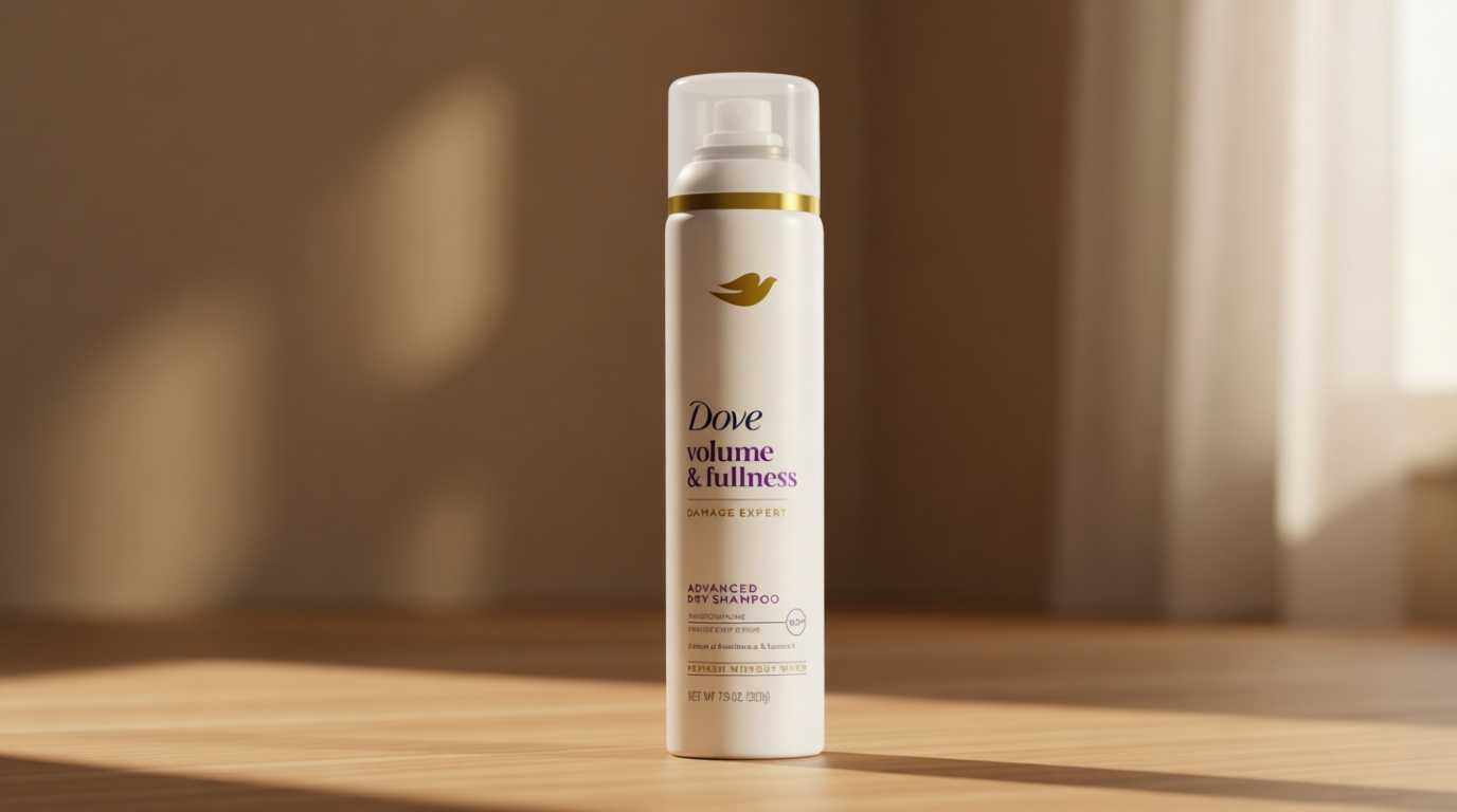 Dove Advanced Advanced Dry Shampoo Volume & Fullness Refresh & Revive Flat Hair Without Water for 2 Days of Freshness & Bounce 7.3 oz