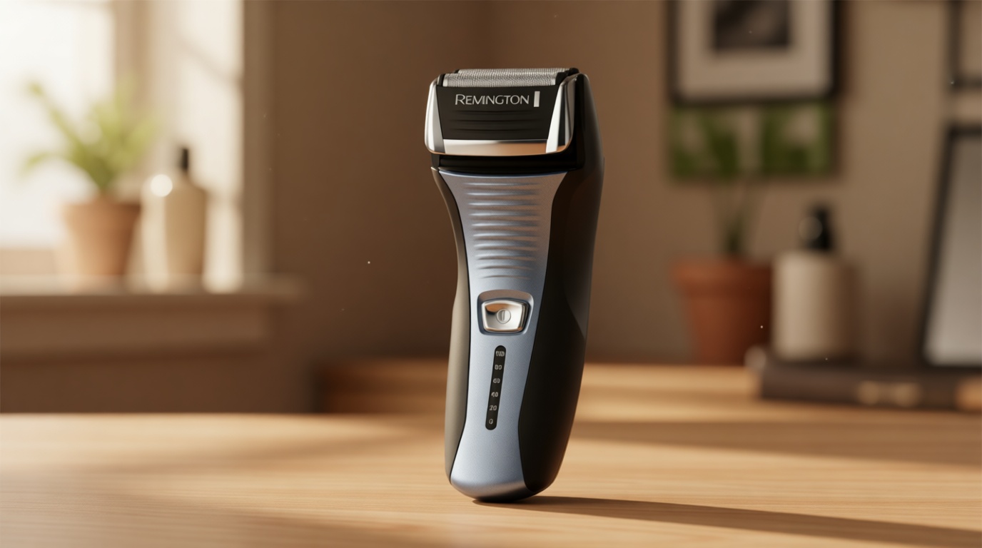 Remington F5 Power Series Foil Shaver, Electric Razor for Men, Cordless Rechargeable with Pop Up Trimmer, Pivot & FlexFoil Technology, Lightweight Handheld Design, Black