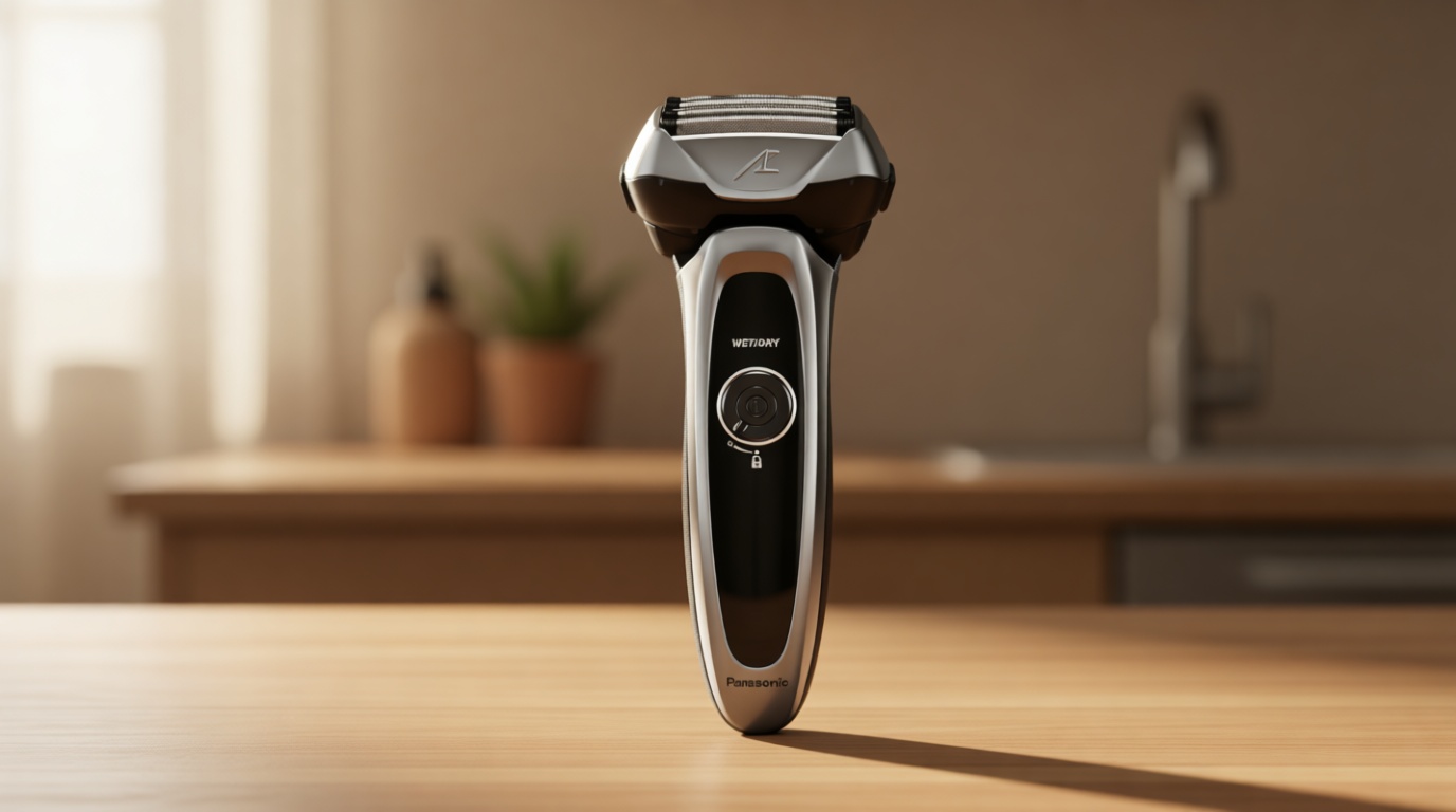 Panasonic ARC5 Electric Razor for Men with Pop-Up Trimmer, Wet/Dry 5-Blade Electric Shaver with Intelligent Shave Sensor and Multi-Flex Pivoting Head – ES-LV65-S (Silver)