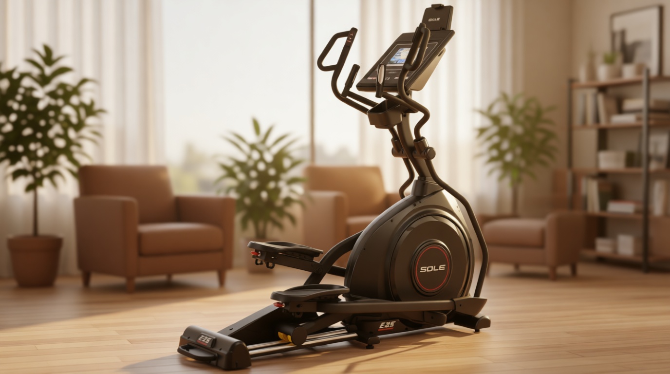 SOLE Fitness Elliptical Exercise Machines, Models E25, E35, E95, E95S, E98, Elliptical Machines for Home Use, Home Exercise Equipment for Cardio Training, Work from Home Fitness Stepper Machine