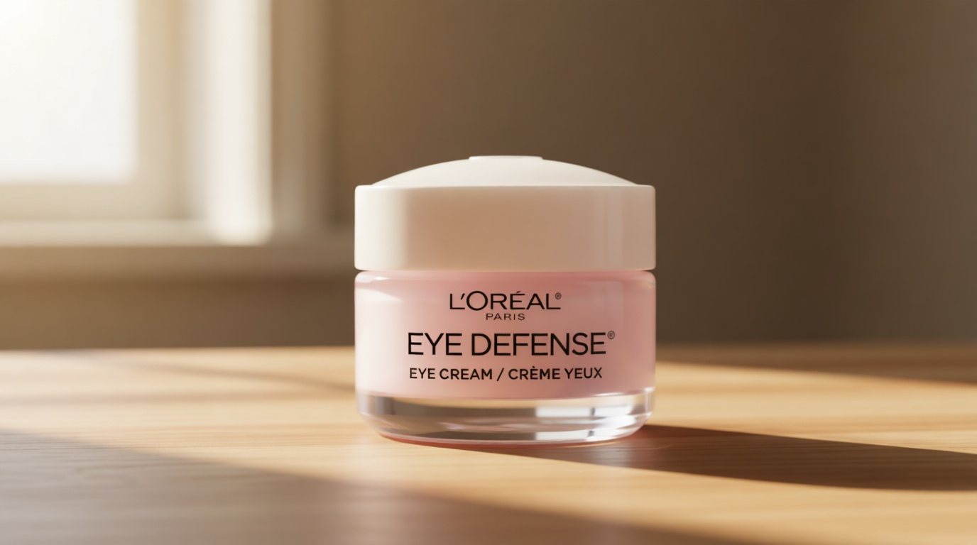 L'Oreal Paris Dermo-Expertise Eye Defense Eye Cream with Caffeine and Hyaluronic Acid 0.5 oz