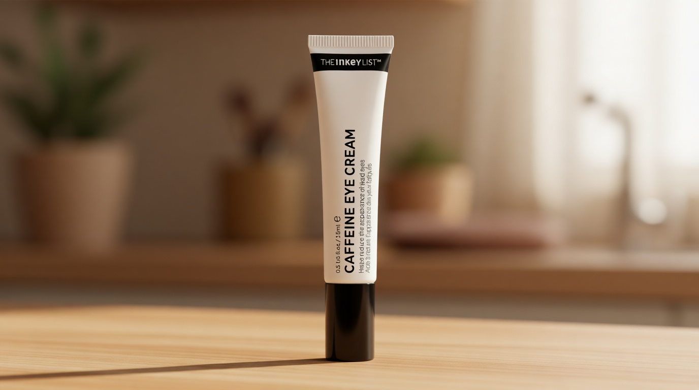 The INKEY List Caffeine Eye Cream, Reduce Eye Puffiness and Dark Circle, Blur Fine Lines, 0.5 fl oz