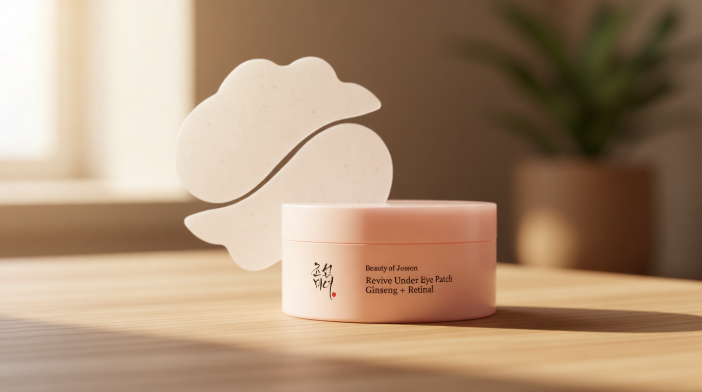 Beauty of Joseon Revive Under Eye Patch Retinal Ginseng for Puffy Under Eye Bag Masks Collagen Peptide Korean Skincare for Women and Men, 60 Sheets 30 Pairs