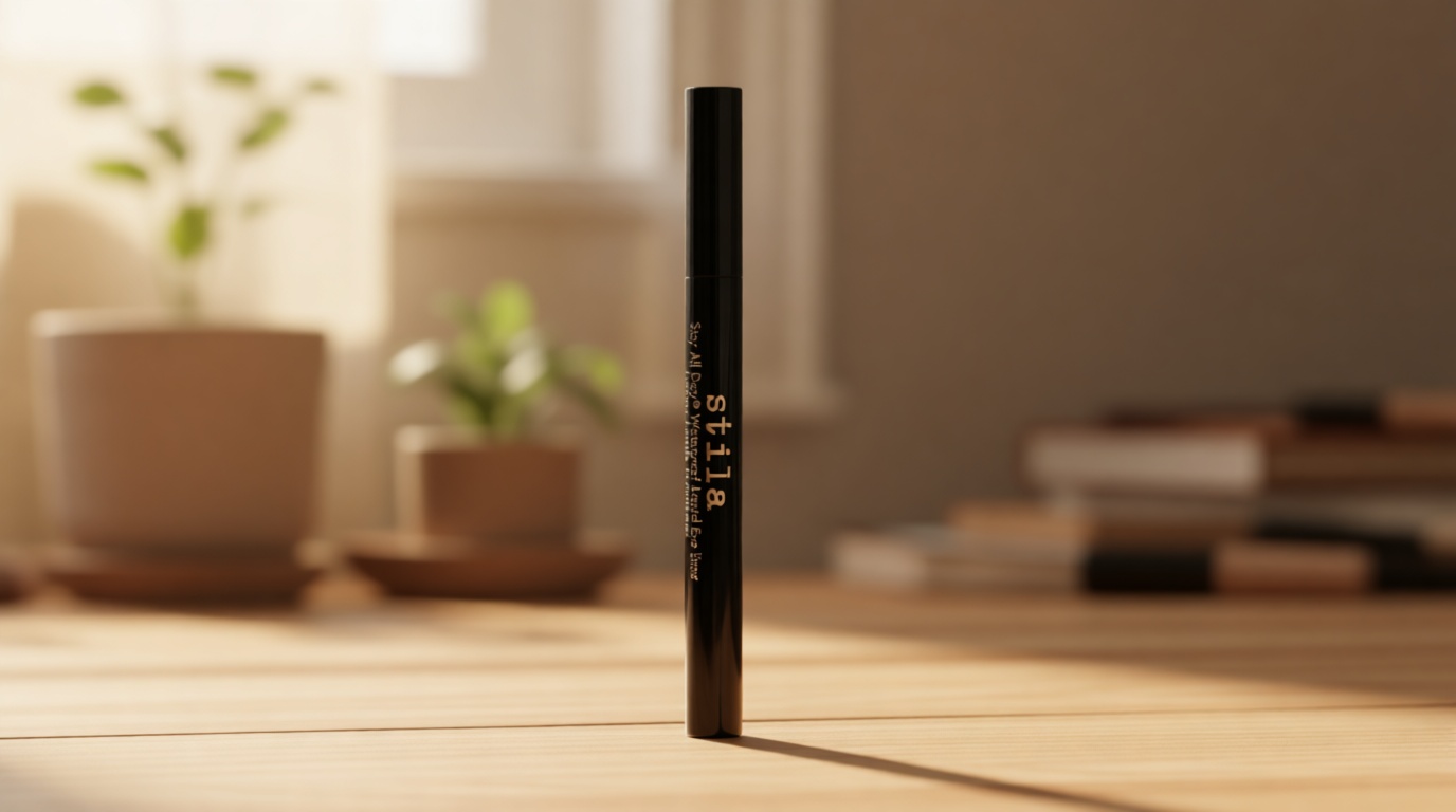 stila Waterproof Liquid Eye Liner, Stay All Day Makeup with Fine Brush Tip Lasting Satin Finish, Smudge-Proof & Transfer-Resistant