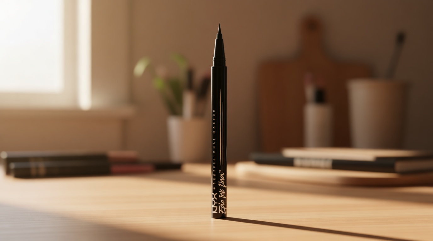 NYX PROFESSIONAL MAKEUP Epic Ink Liner, Waterproof Liquid Eyeliner - Black, Vegan Formula