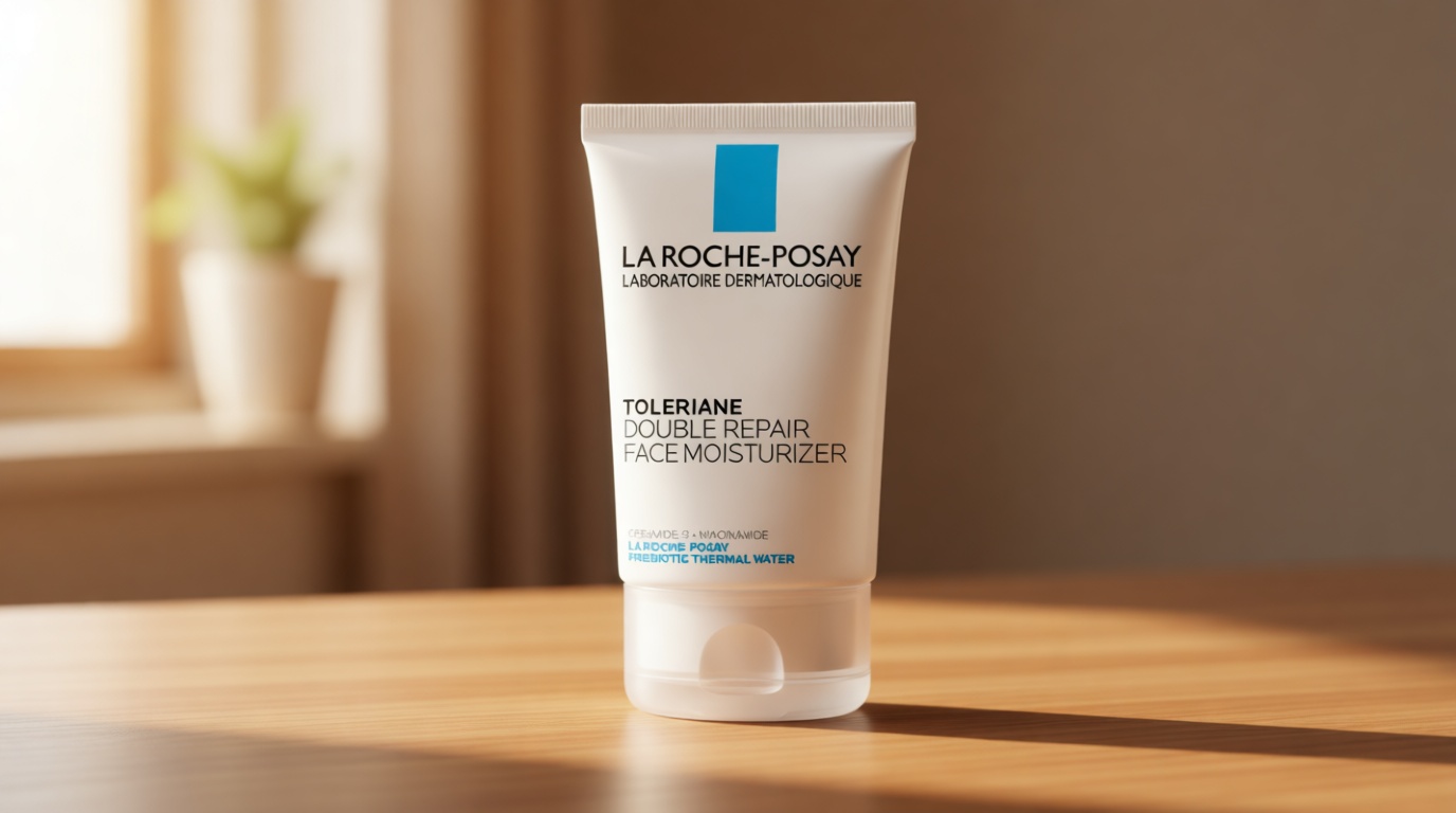La Roche-Posay Toleriane Double Repair Face Moisturizer, Daily Moisturizer Face Cream with Ceramide & Niacinamide for All Skin Types, Immediate Comfort & Long Lasting Hydration, Fragrance Free Cradle to Cradle Certified