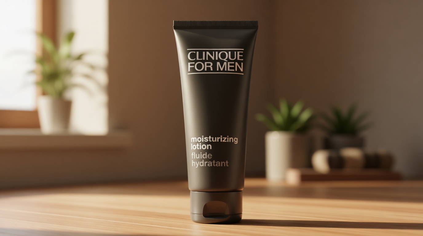 Clinique For Men Moisturizing Face Lotion With Hyaluronic Acid, Urea + Glycerin | Face Moisturizer For Drier Skin Types | Hydrating + Strenghening, 3.4 Fl Oz
