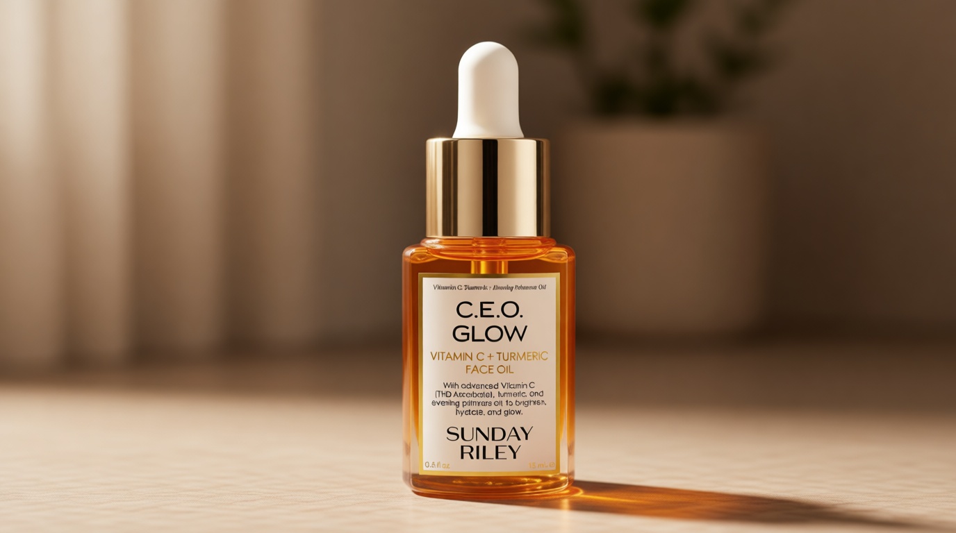 Sunday Riley C.E.O. Glow Vitamin C & Turmeric Face Oil ClimatePartner certified