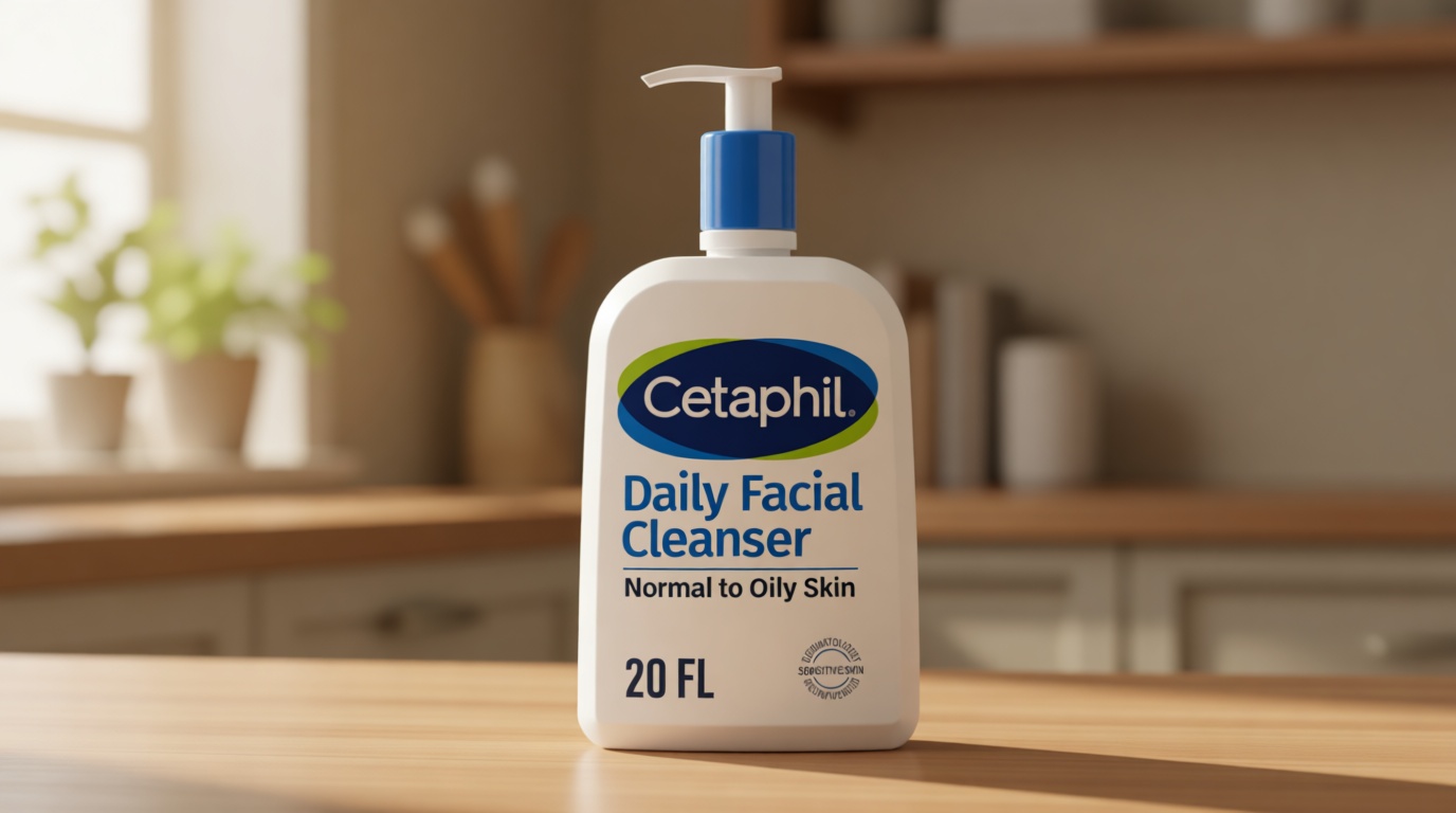 Cetaphil Face Wash, Daily Facial Cleanser for Sensitive, Combination to Oily Skin, 20 oz, Gentle Foaming, Soap Free, Hypoallergenic