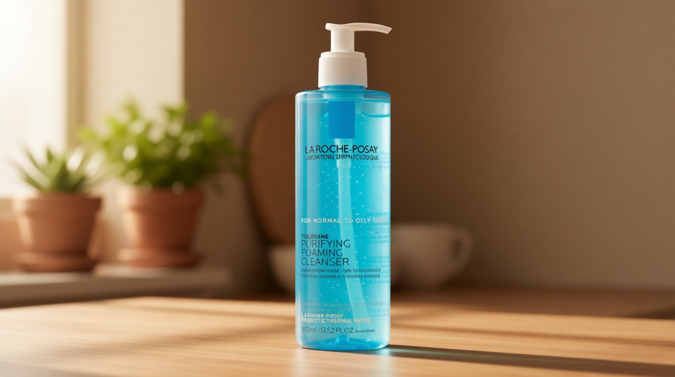 La Roche-Posay Toleriane Purifying Foaming Facial Cleanser, Oil Free Face Wash for Women & Men with Niacinamide + Ceramides, Pore Cleanser Safe For Sensitive Skin, Won’t Dry Out Skin, Soap Free Cradle to Cradle Certified