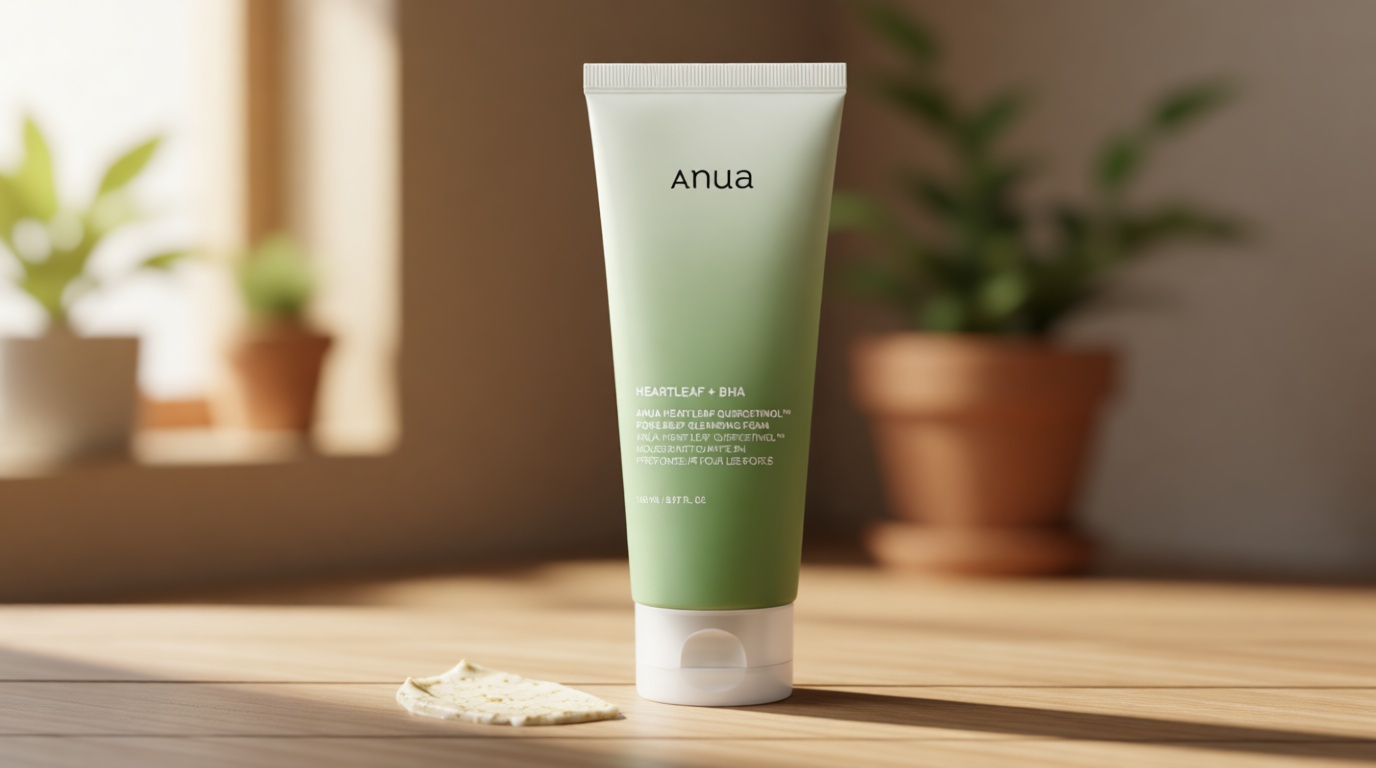 Anua Heartleaf Quercetinol Pore Deep Cleansing Foam, Face wash for Pore Refining Cleanser, Hydrating Daily Facial Cleanser For Double Cleansing, Gentle Foaming with BHA, Korean Skincare, 5.07 fl.oz.