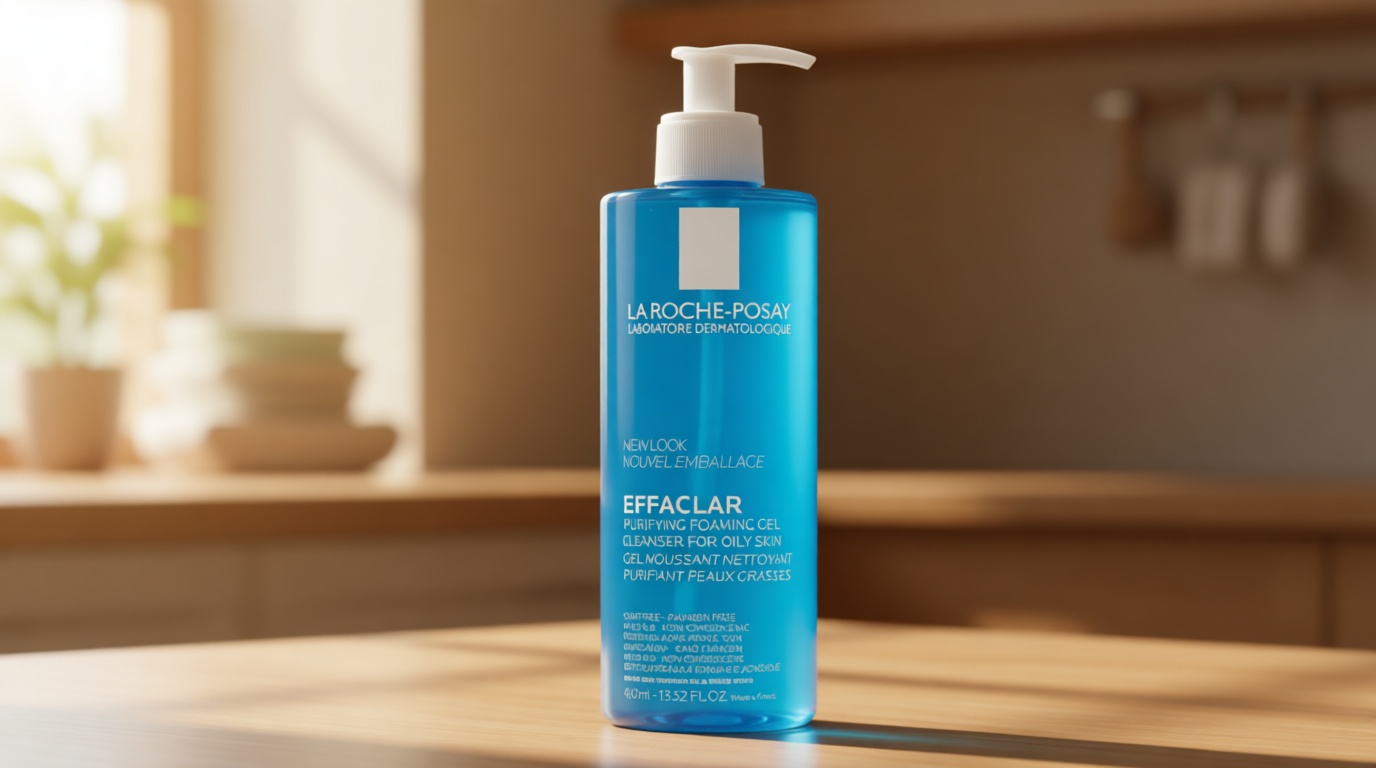 La Roche-Posay Effaclar Purifying Foaming Gel Cleanser for Oily Skin, With Zinc Pidolate To Remove Excess Oil, Alcohol Free & Oil Free, Face Wash For Oily Skin, Dermatologist & Sensitive Skin Tested​ Cradle to Cradle Certified