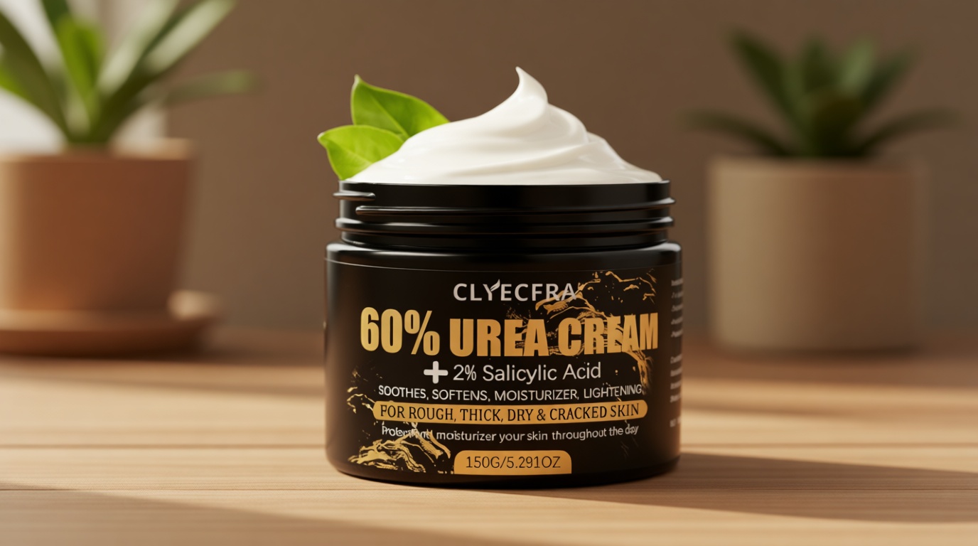 60% Urea Cream with 2% Salicylic Acid, Urea Cream 60 Percent for Feet & Hands- Maximum Strength Moisturizer for Rough, Dry, Thick & Cracked Skin, Callus Remover, Deep Hydration, 150g