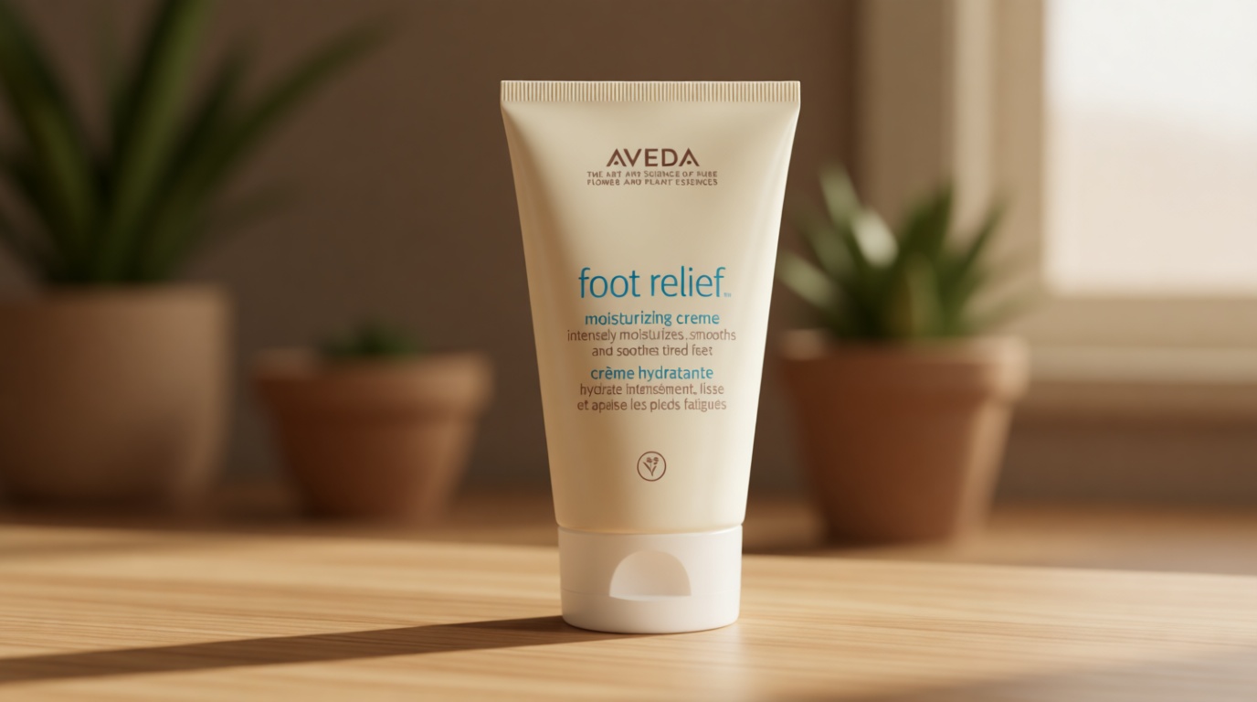 Aveda Foot Relief Moisturizing Creme | Exfoliates, Softens & Smooths Dry Feet | with Jojoba, Peppermint, Tea Tree, Castor Oils, 4.2 Fl Oz GreenCircle Sustainable Energy Practices
