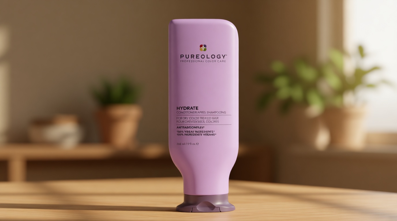 Pureology Hydrate Conditioner - For Dry or Color Treated Hair, Nourishing Conditioner to Restore Moisture and Seal in Hydration, Vegan Cradle to Cradle Certified