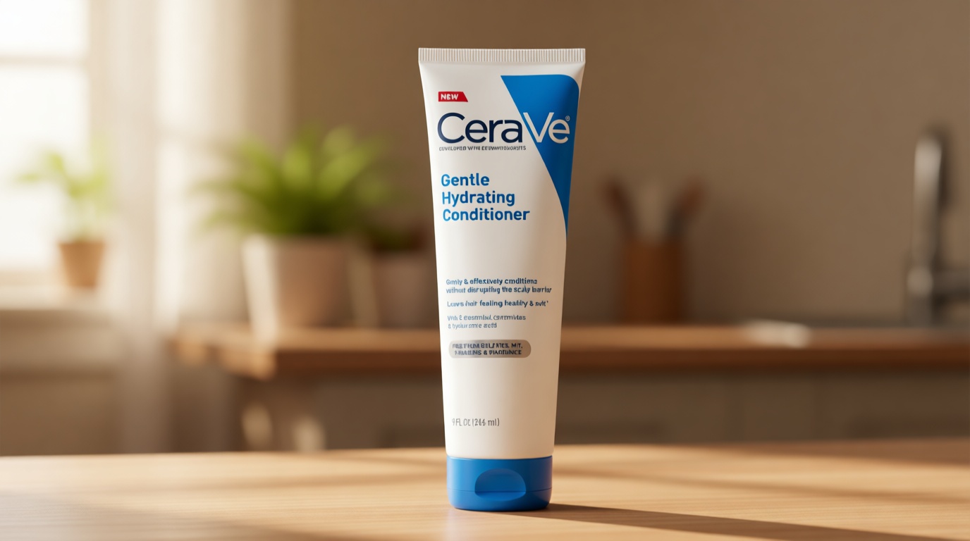 CeraVe Gentle Hydrating Conditioner, Hair Conditioner With Ceramides, Niacinamide & Hyaluronic Acid, Sulfate Free & Color Safe, Moisturizing Conditioner For All Hair & Scalp Types