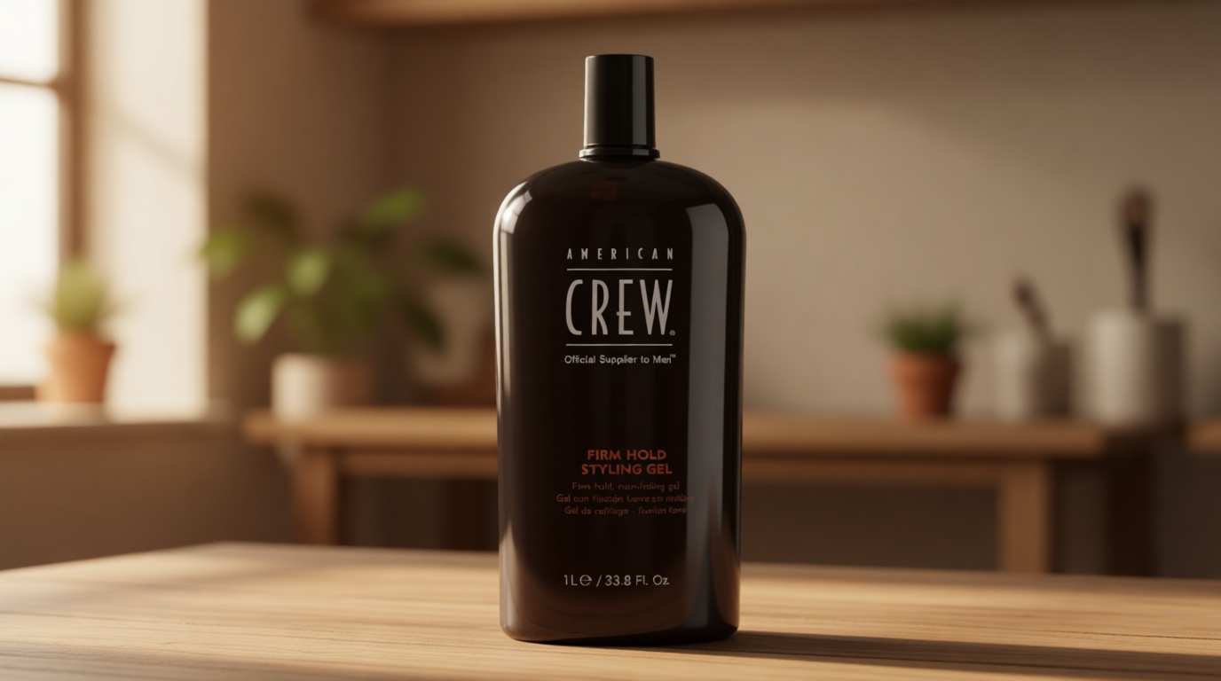 American Crew Men's Hair Styling Gel, Firm Hold, Non-Flaking, 33.8 Fl Oz, 33.8 fl oz