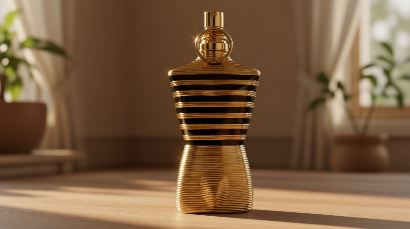 Jean Paul Gaultier Le Male Elixir Parfum - Long Lasting Woody Aromatic Cologne for Men with Lavender, Tonka Bean & Warm Amber - Luxury Elixir Parfum, 4.2 oz