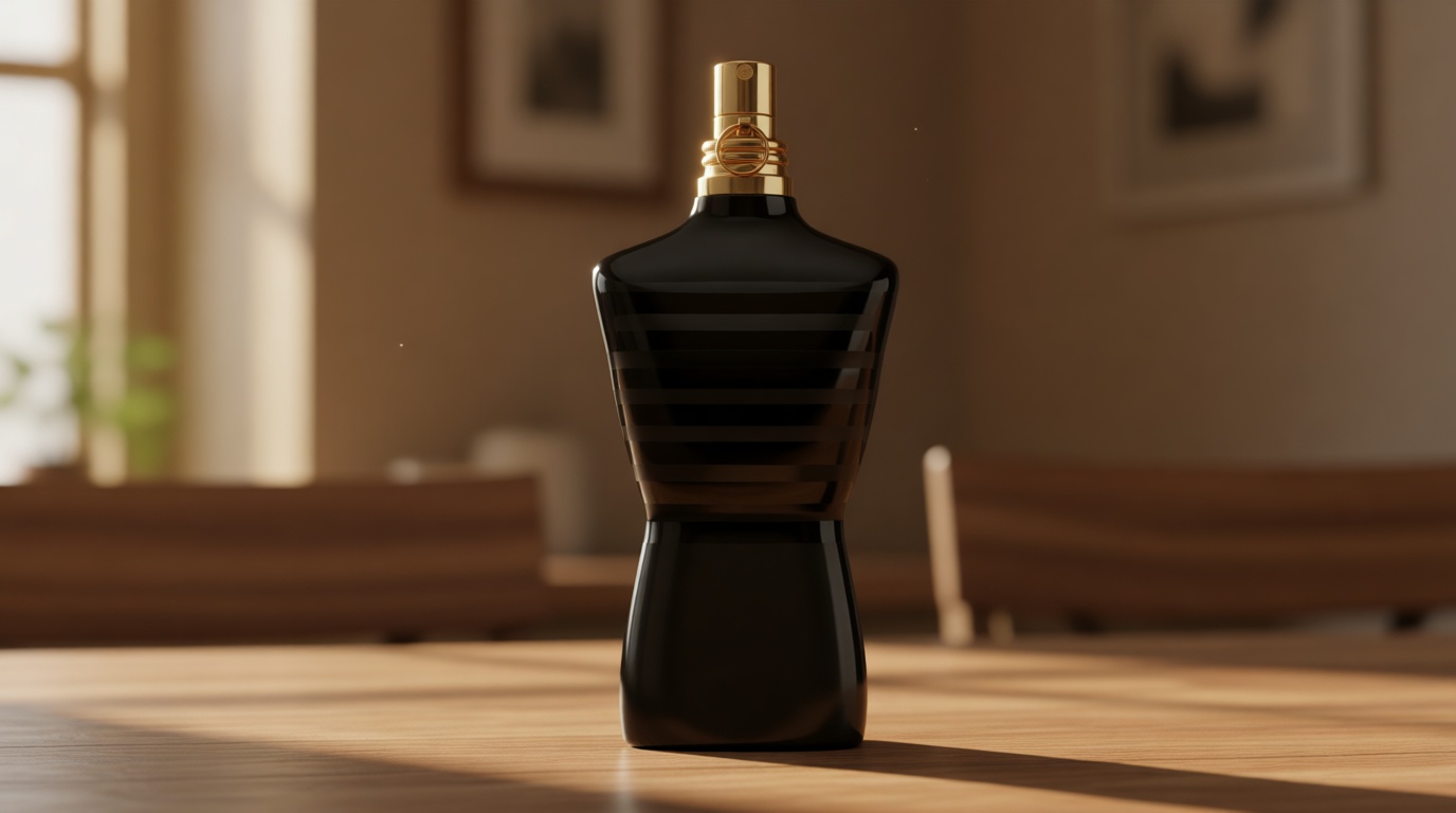 Jean Paul Gaultier Le Male Le Parfum - Amber Woody Eau de Parfum Intense for Men Fragrance - Cardamom, Lavender & Iris, Vanilla - Men's Perfume Spray, 2.5oz