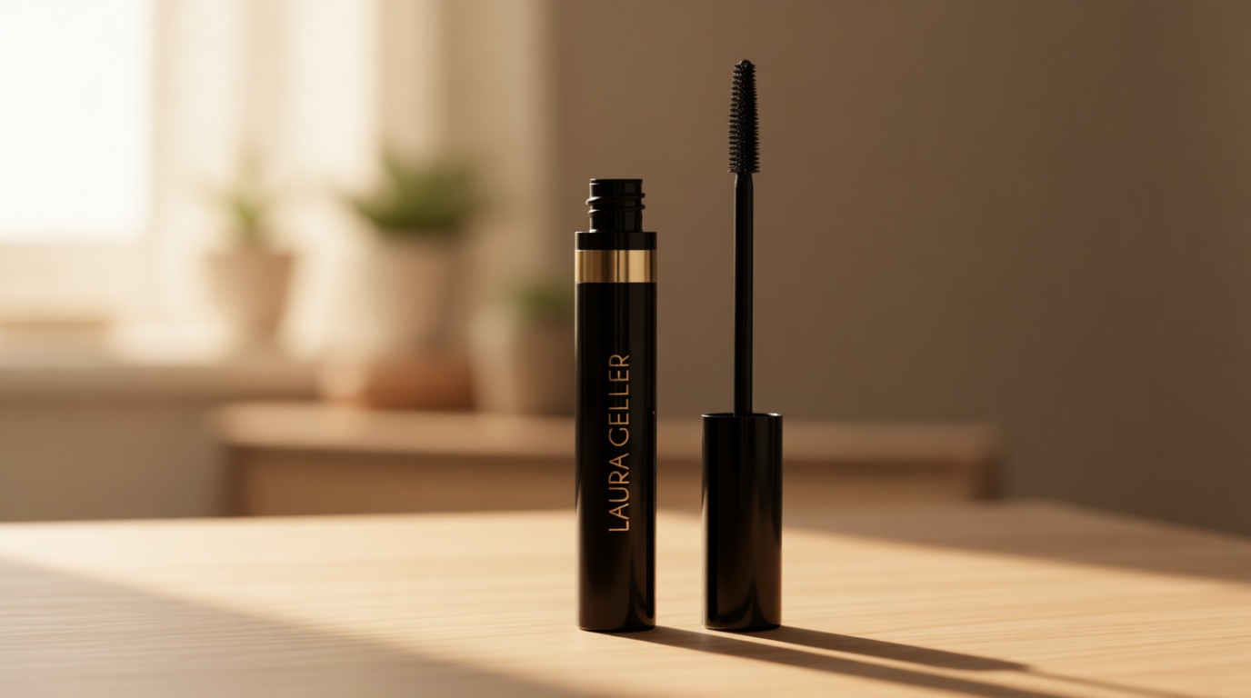 LAURA GELLER NEW YORK Kajal Longwear Mascara – Black – Volumizing, Lengthening, & Defining Mascara - Smudge‑Proof & Flake‑Proof Wear, Buildable Formula