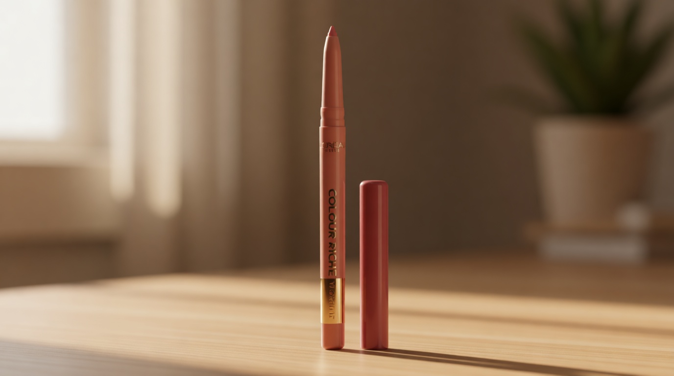 L'Oreal Paris Colour Riche Lip Liner Pencil, Creamy Lip Liner with Omega 3 and Vitamin E, 601 Worth It (Pinky Nude)