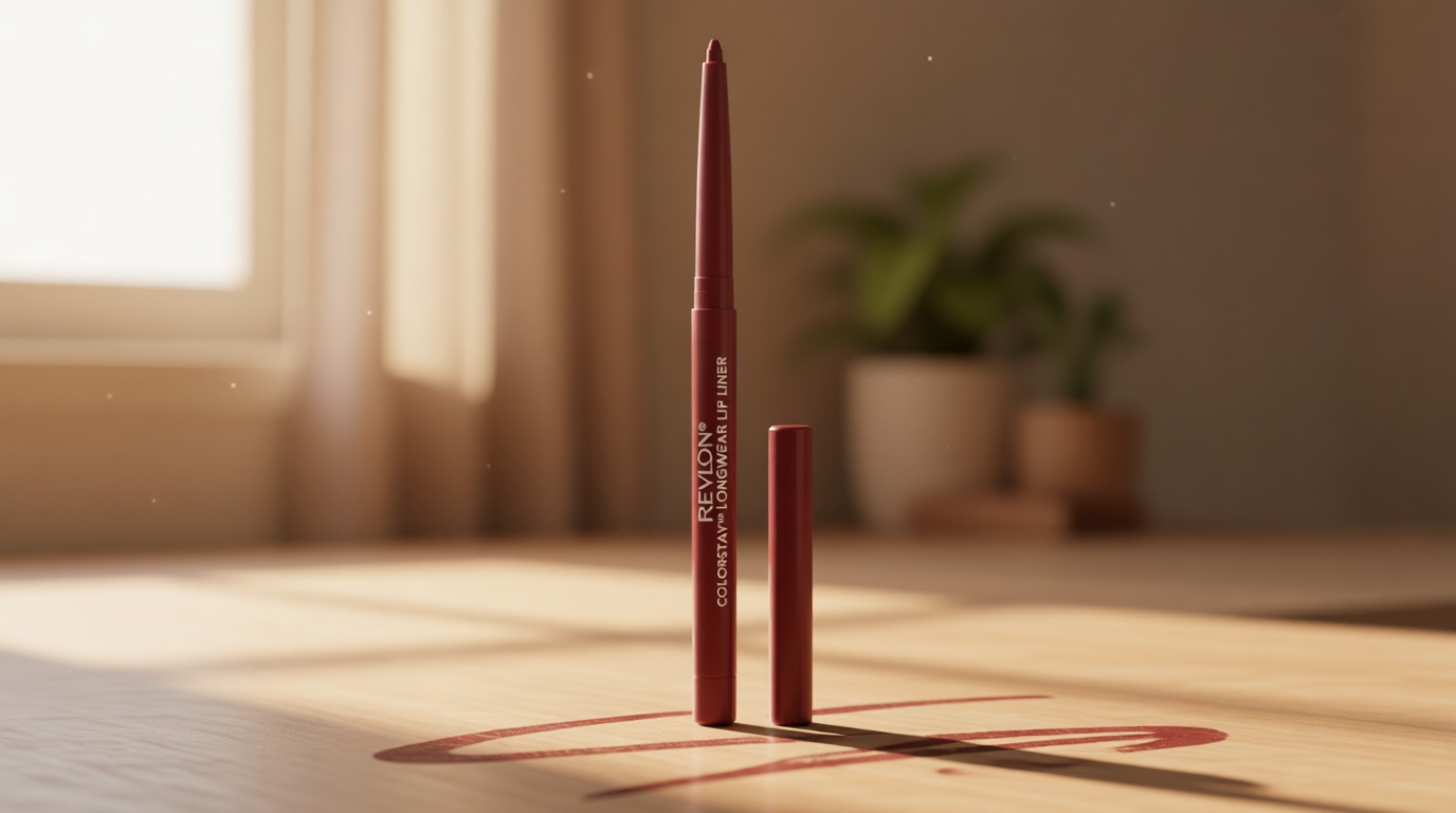 REVLON Colorstay Lip Liner Makeup with Built-In Sharpener, Longwear Rich Colors, Smooth Application, 640 Raisin, 0.01 oz