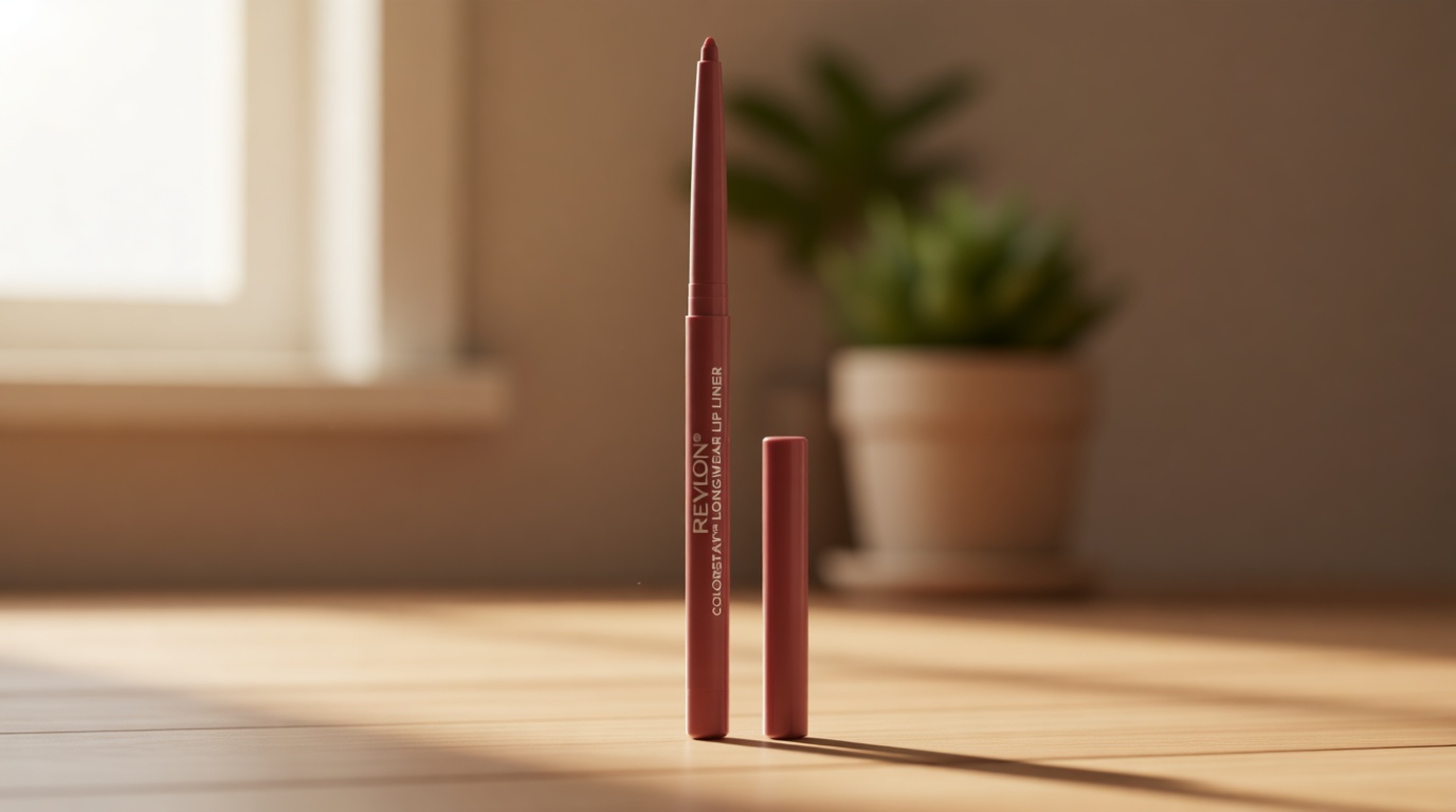 Revlon Colorstay Lip Liner Makeup with Built-in-Sharpener, Longwear Rich Colors, Smooth Application, 630 Nude, 0.01 oz