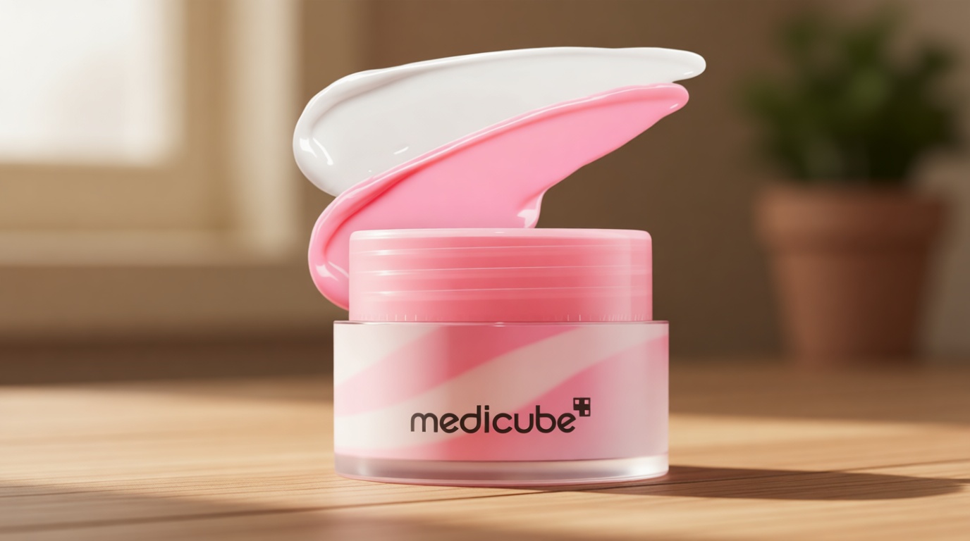 medicube PDRN lip sleeping mask glow balm | Salmon PDRN, Collagen, Shea Butter for Softer Lips, Long-lasting Moisture, Overnight and daily lip care, Korean Skincare 0.35 oz.