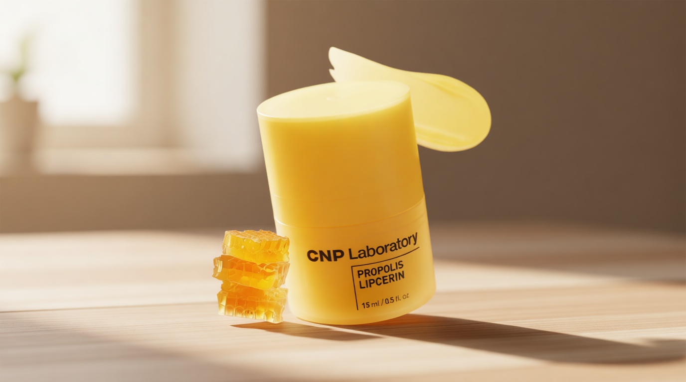 CNP Honey Lip Butter - Propolis Lipcerin™ 01 Original, Hydrating Overnight Manuka Lip Balm & Mask, 12hr Long-Lasting Moisture, Stocking Stuffers, Gifts for Women, 0.5 fl.oz.