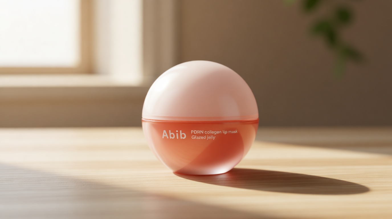 Abib PDRN Collagen Lip Mask Glazed Jelly 0.38 fl oz | Korean Lip Butter Balm Overnight Sleeping Mask Hydrating Care Moisturizer Treatment for Flakey, Dry Lips