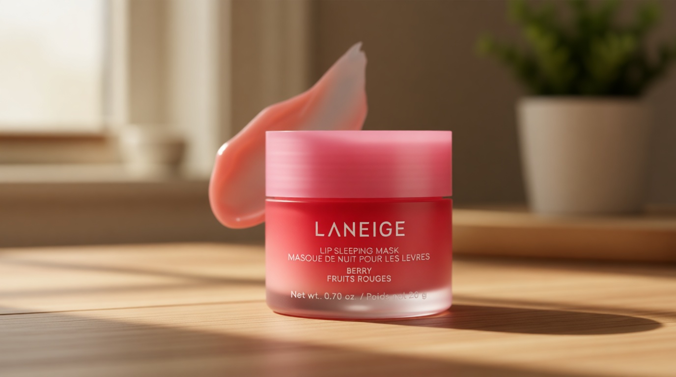 LANEIGE Lip Sleeping Mask: Nourish, Hydrate, Vitamin C, Murumuru & Shea Butter, Antioxidants, Flaky, Dry Lips