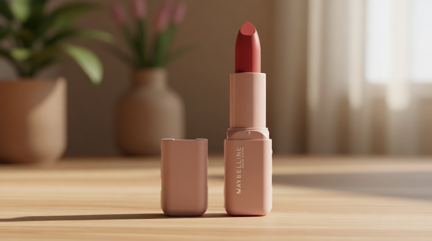 MAYBELLINE Serum Lipstick, Hydrating Lip Makeup with 8HRs of Lip Plumping Moisture with Hyaluronic Acid + Oil Blend, Hold The Door (Midtone Mauve Matte)