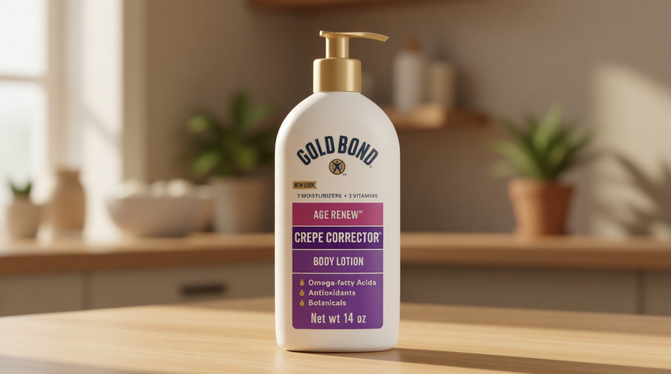 Gold Bond Age Renew Crepe Corrector Body Lotion, Replenishing & Smoothing Formula, Gold Bond Crepe Corrector Body Lotion, 14 oz